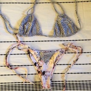 Beach Riot Stone Cold Fox bikini top